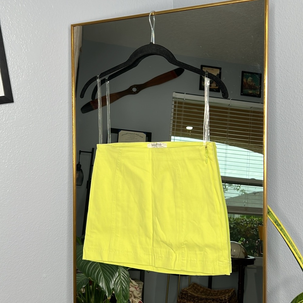 House of CB 'Nisha' Neon Sculpting Mini Skirt NWOT - Picture 7 of 8